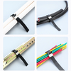 Stainless Steel Cable Tie---304 316 L Type PVC Coated Cable Tie with Wing Lock in black