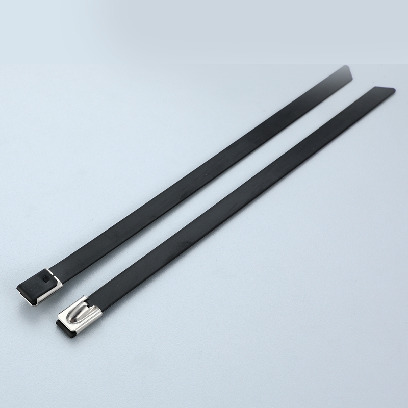 Stainless Steel Cable Tie---304 316 Ball Lock PVC Coated Tie